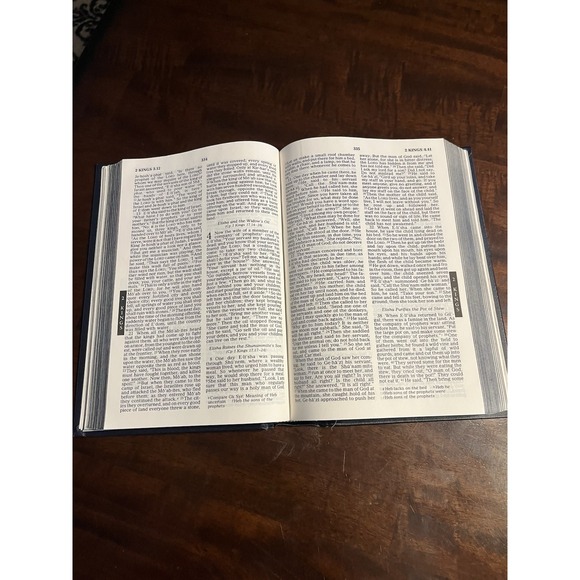 New Revised Standard Version HOLY BIBLE 1990 Blue Hardcover United Methodist - Picture 7 of 7